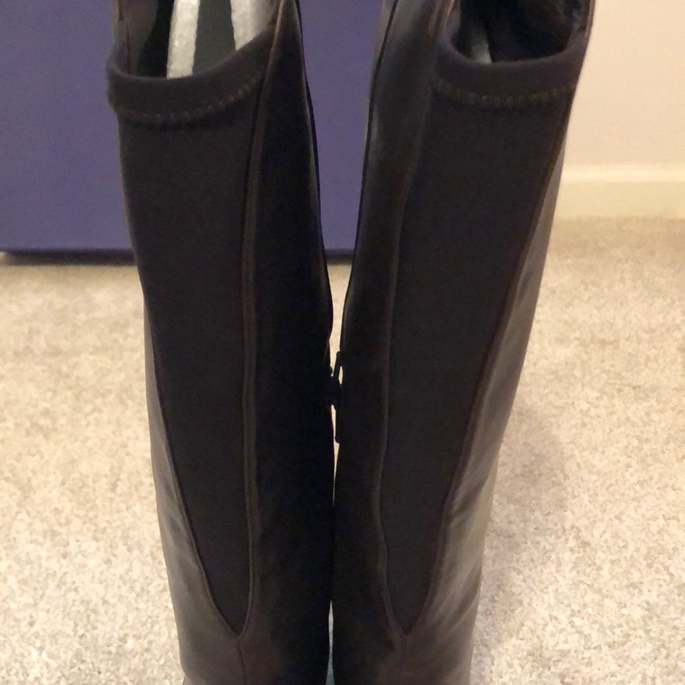 Stuart Weitzman Leather Boots. Sz 37. Brown. New! - Picture 7 of 10